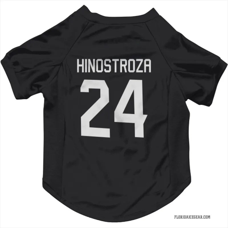 Vinnie Hinostroza  Black Florida Panthers  Cat & Dog Pet Jersey
